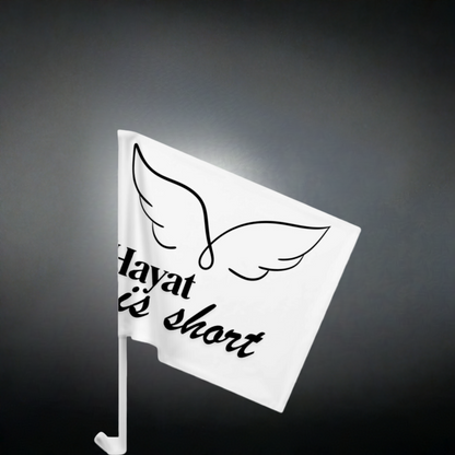 Hayat Kısa Merch 2 Araba Bayrağı