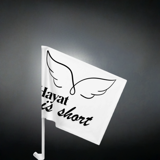 Hayat Kısa Merch 2 Araba Bayrağı