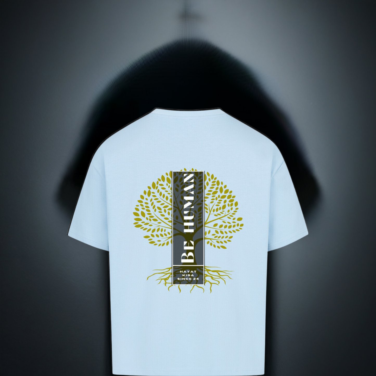 Oversized T-shirt with back print